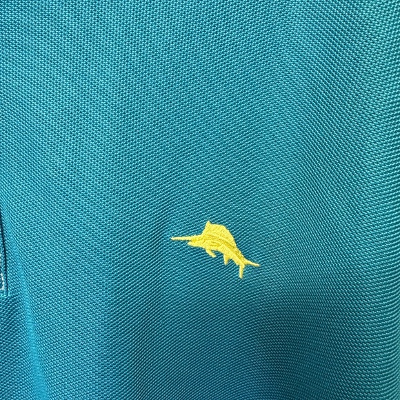 Lot Of 2 Tommy Bahama Island Zone Polo Shirts Both Size 2XL Aqua & Coral *Stains - Picture 4 of 14